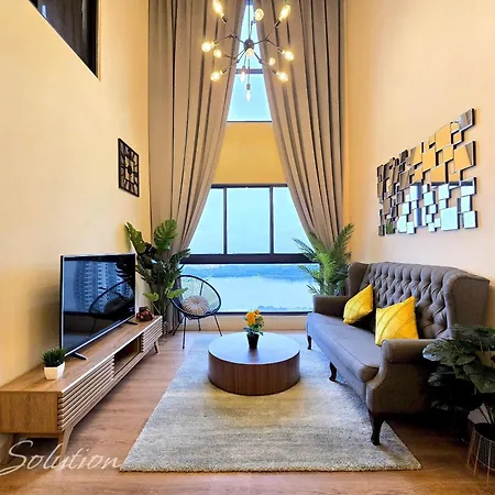 Loft Suite Seaview 2Br Jb Ciq 7Pax Johor Bahru Exterior photo