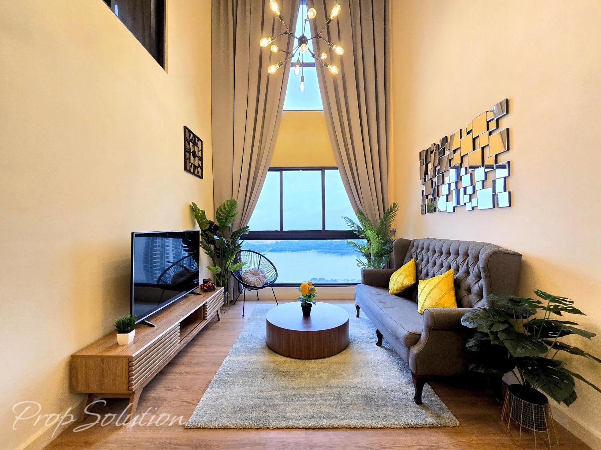 Loft Seaview 2br Jb Ciq 7pax Apartment