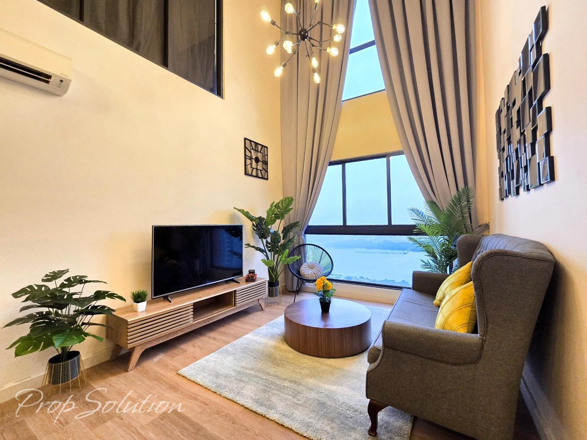 Loft Seaview 2br Jb Ciq 7pax Apartment Johor Bahru